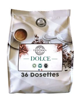 Café Dolce en dosettes compatibles Senseo x36 