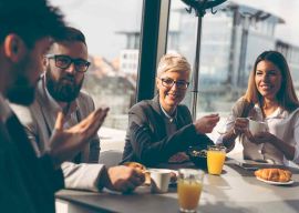 Petits déjeuners d'entreprise