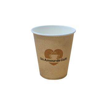 Gobelets carton recyclable Un Amour de Café 