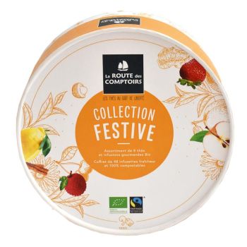 Coffret thé Collection Festive BIO MAX HAVELAAR x 48 - La Route des Comptoirs