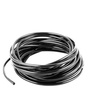 Tube noir souple alimentaire 1/4 noir au mètre