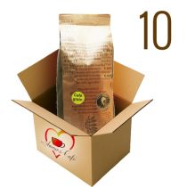 Carton de 10 cafés grains Nicaragua