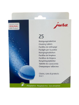 25 pastilles de nettoyage 3 en 1 Jura [PJ]