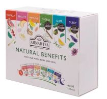 Infusion Coffret Natural benefits x60 infusettes - Ahmad Tea