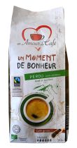 Café grain bio Max Havelaar - Un moment de bonheur - Pérou 1kg [BCG1M]