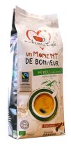 Café grain bio Max Havelaar - Un moment de bonheur - Pérou 1kg