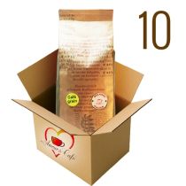 Carton de 10 cafés grains Italien