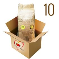 Carton de 10 cafés grains Gourmet