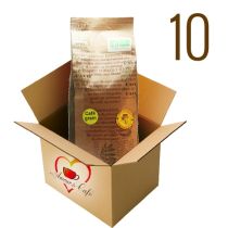 Carton de 10 cafés grains Excelso