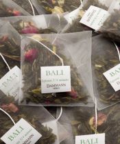 sachets cristal de thé vert Bali Dammann Frères