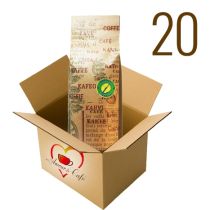 Carton de 10 cafés grains Brésil