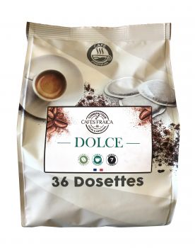 Café Dolce en dosettes compatibles Senseo x36 