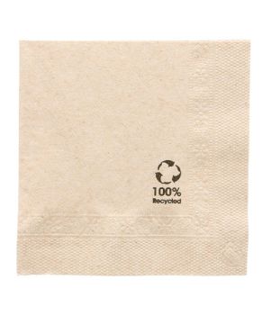 Serviettes de table écologiques en ouate recyclée | 20x20 cm 
