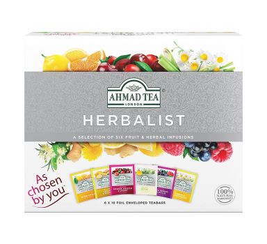 Infusion Coffret Herbalist x60 infusettes - Ahmad Tea