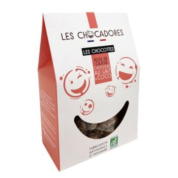 Chocottes - Noix de cajou chocolat au lait et coco - BIO