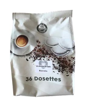 Café Ristretto en dosettes compatibles Senseo x36 