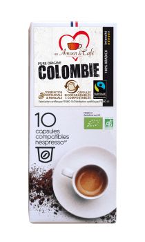 Café dosettes bio Max Havelaar - Colombie