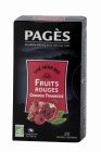 Thé Pagès bio noir grenade framboise x20