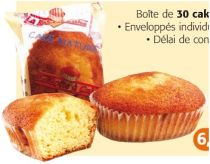 Gateaux nature La boite &agrave; Cake x30