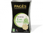 Thé Pagès bio vert earl grey