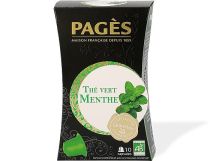 capsule BIO thé vert menthe