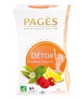 Infusion Pagès Detox Framboise et citron vert bio x20