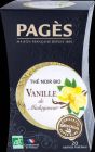 Thé Pagès bio noir vanille de Madagascar x20