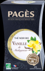 Thé Pagès bio noir vanille de Madagascar x20