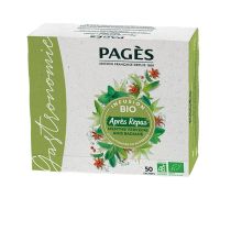 Coffret en bois d'infusion bio Prestige Pagès x 60 sachets