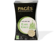 Th&eacute; Pag&egrave;s bio vert earl grey  x20