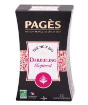 Thé Pagès bio noir Darjeeling Impérial x20