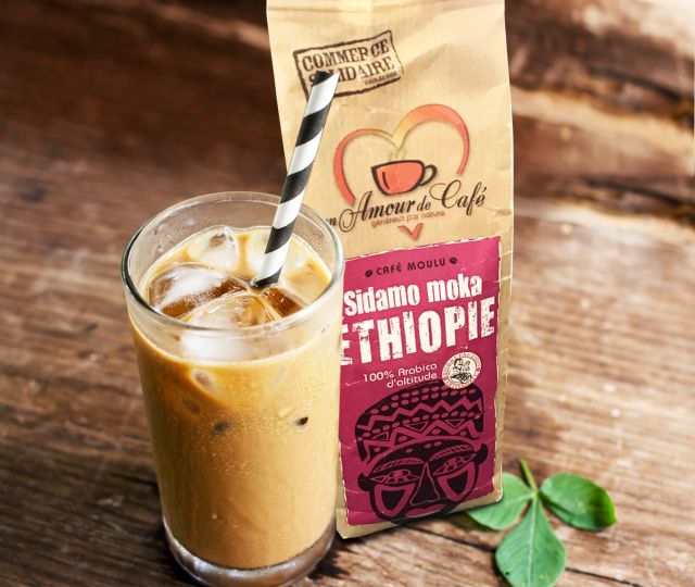 Café glacé d'été