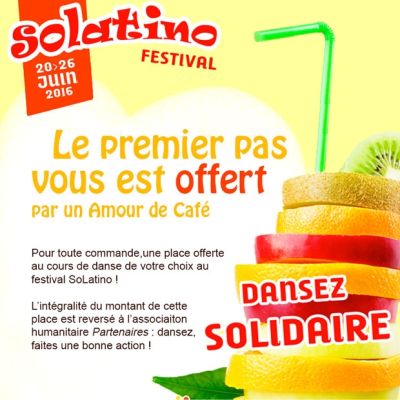 Un cours de danse offert au festival SoLatino