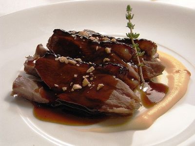 Magrets de canard au café